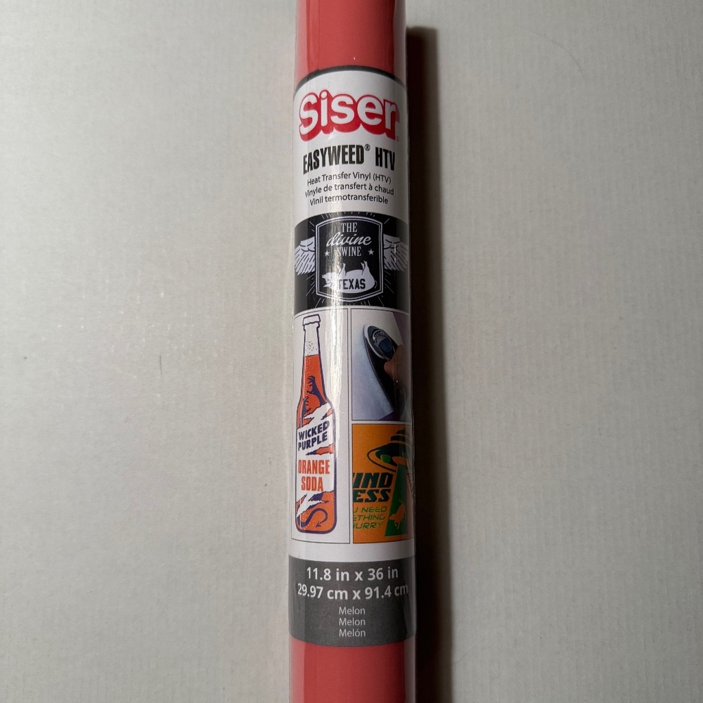 Siser EasyWeed HTV, 11.8 in x 36 in., Melon